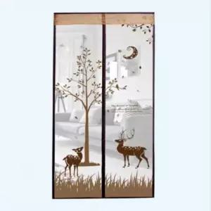 문 모기장(100x210cm) 현관문자석방충망 현관문모기장