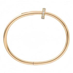 네시룩 18K 골드 실버 로즈 도금 커플 팔찌 우아한 윌로우 스터드 오픈 디자인 손목밴드 남성을 위한 패셔너블한 발렌타인데이 주얼리 선물 여성 네일