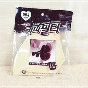 [2개구성] 하니 대5 10인용 40매 2EA 드립용품 드립커피 드립필터 ARW98E9B8
