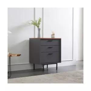 3단 서랍장 600 미니서랍장 캐비닛 폭좁은서랍장 심플한 다용도 빈티지