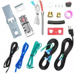 브리이데아 RV 전기 온수 하이브리드 히터 키트 LP 온수기를 120V 6갤런 용량으로 변환하여 교외 및 앳우드