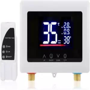 미니 탱크리스 온수기 전기 110V 언더 싱크 소형 주방 욕실 3000W 직사각형 화면 요청 시 즉시 사용 가능