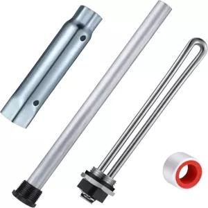 새롱 4피스 RV 온수기 요소에는 양극봉 1개 전기 히터 요소 듀얼 헥스 렌치 교외 부품과 호환되는 테이프