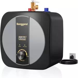 주방 RV 세탁기 푸드트럭 벽 또는 바닥에 장착된 싱크대 온수기 아래 2.5갤런 110V 1500W 강젠드 전기 미니