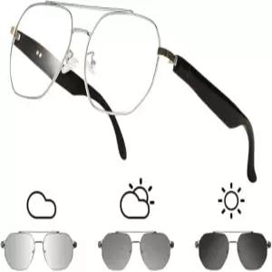 블루투스 5.4 편광판 리더 선글라스 포토크로믹 렌즈 터치 음성 제어 기능을 갖춘 Gudzws 스마트 글래스