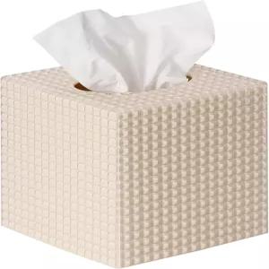 티슈 박스 커버 스퀘어 에스테틱 큐브 욕실용 장식 냅킨 홀더 베니티 책상 나이트 스탠드 테이블 조리대