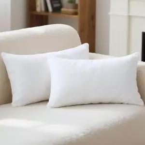판토스코프 100 버진 섬유 베개 삽입물 프리미엄 마이크로파인 사각형 저자극성 던지기 침실용 서재용 의자