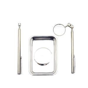 [2개구성] 미러툴 픽업툴 마그네틱접시 나사 자석봉 사각접시 볼트 자석접시 트레이 HW9F1427