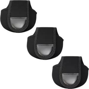 JMFahrrad 3팩 낚시 릴 커버 케이스 네오프렌 미끼 캐스팅 보호 슬리브 방진 보관 가방 유니버설 핏