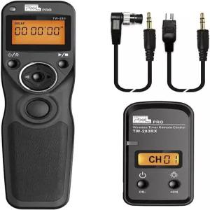 니콘용 리모컨 셔터 릴리스 호환 니콘 D5200 D5300 D7100 D850 D800 D750 D610용 무선 타이머 픽셀 TW-283