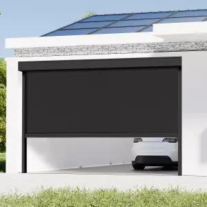 파티오 가제보 파빌리온을 위한 Zshine 하드 와이어 모터 실외 방풍 롤러 블라인드 크기가 19피트(0 개방형