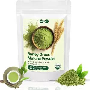 보리 잔디 말차 파우더와 L-테아닌 EGCG 차분한 에너지 초점 및 제를 위한 프리미엄 블렌드 신체 소화 면역