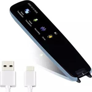 HURRISE 스캔 리더 펜 난독증용 텍스트 음성 변환 장치 시험 읽기 언어 번역기 국제판 ABS 다기능 스마트