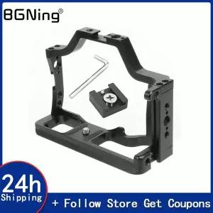 M50 카메라 케이지 리그 Canon EOS Mark M5 M50II SLR 3/8 1/4 Arri 핸들 모니터 Vlog Stabilizer 용 콜드