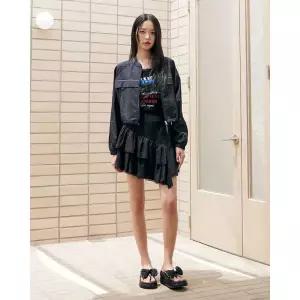 [롯데백화점]에고이스트 배색 믹스 밑단 밴딩 점퍼(ER3WZ762)