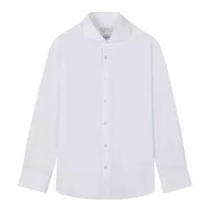 갤러리아 지이크 4계절 화이트 스트라이프 컷어웨이 드레스셔츠 (PIBAA5003)