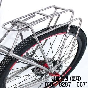 티타늄 자전거 후면 랙 수하물 선반 로드 바이크 MTB 부품 프레임 액세서리