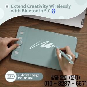 16K 레벨 GAOMON 무선 그래픽 태블릿 WH851 Bluetooth 5.0 연결 펜 인치 직관적인 다이얼 단축키