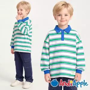 [앤디애플] 스트라이프카라카고팬츠상하복