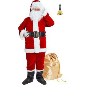 대형 크리스마스 의상 산타클로스 4XL 축제 크로스보더 홀리데이 공연 파티 무대
