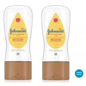 존슨즈 시어 코코아 버터 베이비 오일 젤 192ml 2개