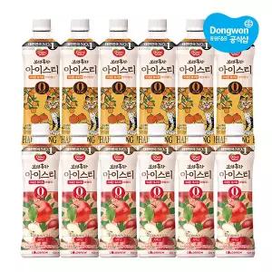 [동원] 보성홍차 아이스티 제로 한라봉 500ml x 6개 + 애플 x 6개