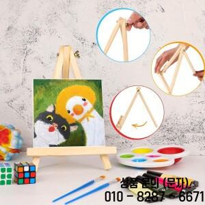 6개/갑 나무 이젤 스탠드 휴대용 삼각대 그림 파티 학생 미술 공예 캔버스 사진 로그인 Holde