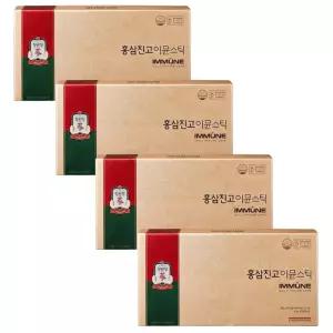 정관장 홍삼진고 이뮨스틱 10gx30포 300g 4세트+쇼핑백 명절선물세트