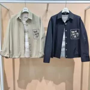 Destijl HC34 국내생산점선포켓밑단시보리셔츠형점퍼  D2613jk18