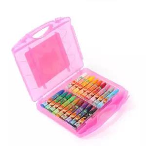핑크케이스 미술 초등크레파스 18색x10세트 화방용품