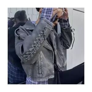 여자 가죽 자켓 빈티지 워싱 푸 코디코트 A25-11172 원픽1