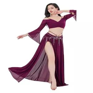 스포츠댄스의상 벨리복 공연복 방송 세트 줌바 연습복 상의