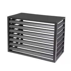 실외기 가림막 덮개 외부 3면 방수 야외 차양막 햇빛 합금