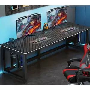 카본 게이밍책상 의자 세트 2인 컴퓨터 더블 책상 테이블