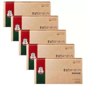 정관장 홍삼진고 이뮨스틱 10gx30포 300g 5세트+쇼핑백 명절선물세트