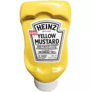 하인즈 옐로우 머스타드 396g 6개 소스