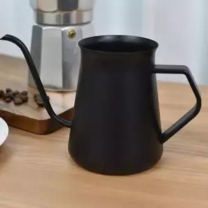 스테인리스 드립 포트 테프론 핸드 350ml 커피 드립 포트 주전자 캠핑 코팅 디자인 캠핑용 업소용 심플