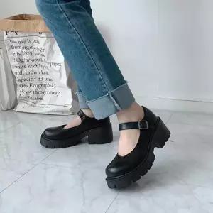 [라일리] Rly 메리제인 미들힐 여자구두 베이직 여성신발 슬링백