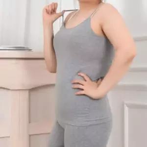 [라일리여성언더웨어] Rly 빅사이즈 면 스판 끈 나시 케미솔 런닝