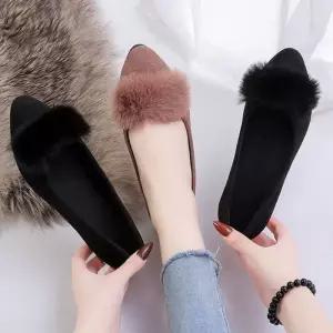 [라일리] Rly OSM-1006732 스웨이드 플랫 슈즈 퍼 장