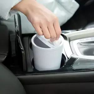 1+1 온더벨라 차량용 미니휴지통 슬림디자인 쓰레기통