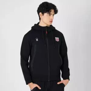 [백화점 홈쇼핑 정품] 스파이더 남성 라드패드 와펜 후드 집업 SPKPCNFT301MBLK