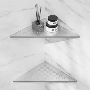 타일 벽을 위한 10인치 슬롯 디자인 욕실 샤워 선반 내부 장식을 304개의 스테인리스 스틸 오목 정리함