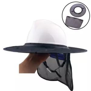 여름 안전모 햇빛 가리개 안전모썬캡 목그늘 그늘막