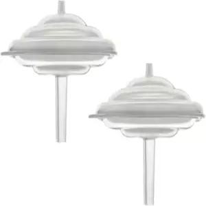 메이맘 역류 보호기 롱 스템 스펙트라 S1 S2 및 9 펌프와 호환 메델라 플랜지 부품과 2pc