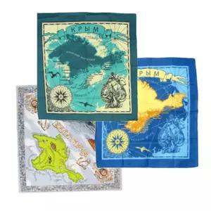 손수건[지도손수건]손수건/등산손수건/무지손수건/지도손수건/반다나/아웃도어손수건/스카프/인쇄가능/신