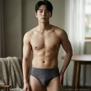 [롯데백화점]비비안 나일론 지브라 패턴 밴딩 남성 삼각팬티 3종택1 세트-BS(PT2100GSET)