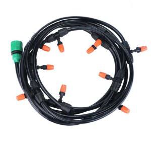 정원 텃밭 미스트 커넥터 원예 세트 호스용 클러 미스트노즐 분무 노즐 관수용 구리