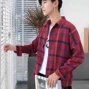 남방 남여공용 셔츠 체크남방 와이셔츠 커플티 3컬러 남자남방셔츠