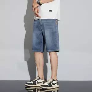 남자청반바지 레이첼 슬림 청바지 배기 빅사이즈 청반바지 반바지 5부 원템1